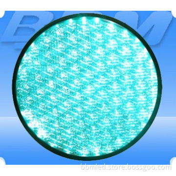 300mm (12") Cobweb Lens Green LED Traffic Light Module (JD300-3-CLG)